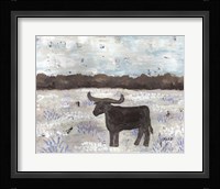 Longhorn Field Fine Art Print