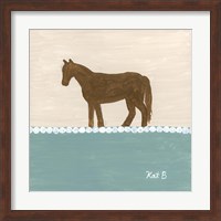 Out to Pasture II  Brown Horse Fine Art Print