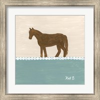 Out to Pasture II  Brown Horse Fine Art Print