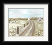 Barn Road Fence Fine Art Print