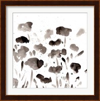 Simple Black Poppies II Fine Art Print