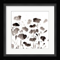 Simple Black Poppies II Fine Art Print