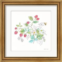 Berries and Bees V Fine Art Print