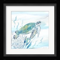 Great Blue Sea IV Framed Print