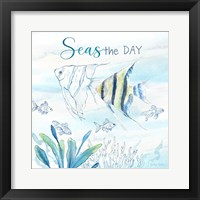 Great Blue Sea XX Framed Print