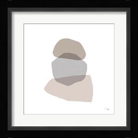 Pieces by Pieces Neutral II Framed Print
