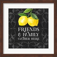 Live with Zest sentiment II-Friends & Family Fine Art Print