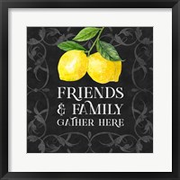 Live with Zest sentiment II-Friends & Family Fine Art Print