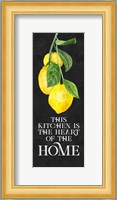 Live with Zest sentiment vertical II-Heart of Home Fine Art Print