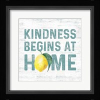 Happy Thoughts VIII on White Framed Print