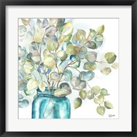 Eucalyptus in Mason Jar II Fine Art Print