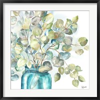 Eucalyptus in Mason Jar II Fine Art Print