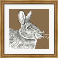 Watercolor Pencil Forest color II-Rabbit Fine Art Print