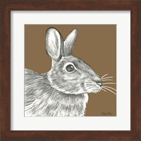 Watercolor Pencil Forest color II-Rabbit Fine Art Print