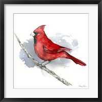 Birds & Branches I-Cardinal Fine Art Print