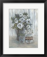 Floral Country Gray Fine Art Print