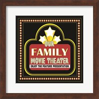 Family Movie Theater Fine Art Print