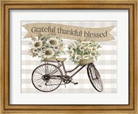 Grateful, Thankful, Blessed Bicycle Fine Art Print