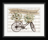 Grateful, Thankful, Blessed Bicycle Fine Art Print