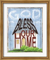 God Bless Our Home Fine Art Print