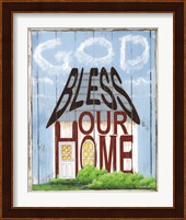 God Bless Our Home Fine Art Print