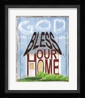 God Bless Our Home Fine Art Print