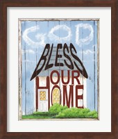 God Bless Our Home Fine Art Print
