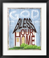 God Bless Our Home Fine Art Print