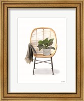 Plant Lover Boho Chair Fine Art Print