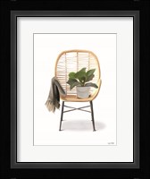 Plant Lover Boho Chair Fine Art Print