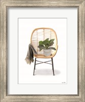 Plant Lover Boho Chair Fine Art Print