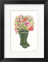 Blooms and Boots Fine Art Print