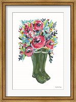 Rainboots and Ranunculus Fine Art Print