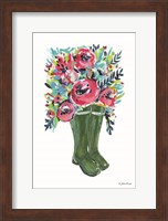 Rainboots and Ranunculus Fine Art Print