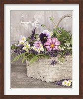 Fresh Garden Basket Fine Art Print