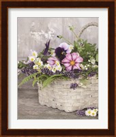 Fresh Garden Basket Fine Art Print