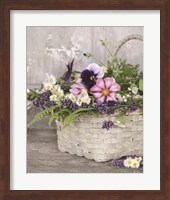 Fresh Garden Basket Fine Art Print