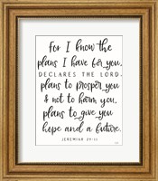 The Plans I Have For You Fine Art Print