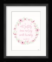 Act Justly Fine Art Print