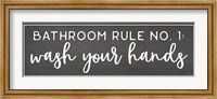 Bathroom Rule No. 1 Fine Art Print