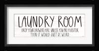 Laundry Room Fine Art Print