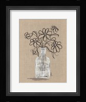 Sketchy Floral 1 Framed Print