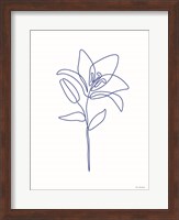 One Line Flower II Fine Art Print