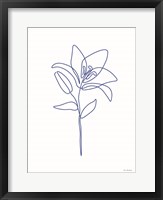 One Line Flower II Fine Art Print