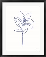 One Line Flower II Fine Art Print