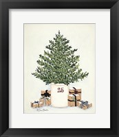 Country Crock Christmas Tree Fine Art Print