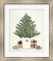 Country Crock Christmas Tree Fine Art Print