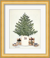 Country Crock Christmas Tree Fine Art Print