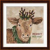 Merry Moo-mas Fine Art Print