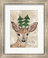 Christmas Deer Fine Art Print